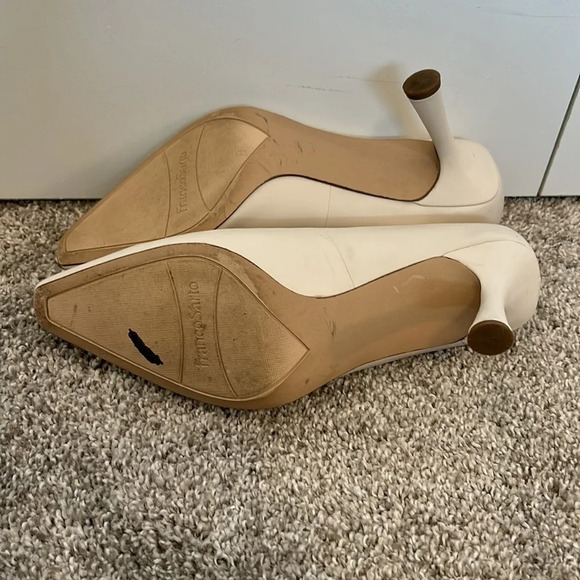 Franco Sarto Mills Heels Cream Ivory (Bone)  Size 9.5M - Picture 4 of 9